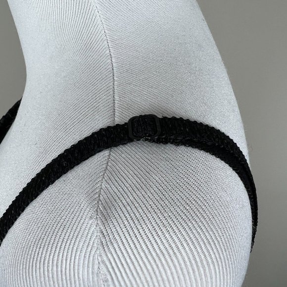 Victorias Secret Teddy 36B Black Lace Bodysuit Sheer Cheeky Underwire Sexy New - Picture 7 of 12